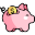 Piggy bank icon
